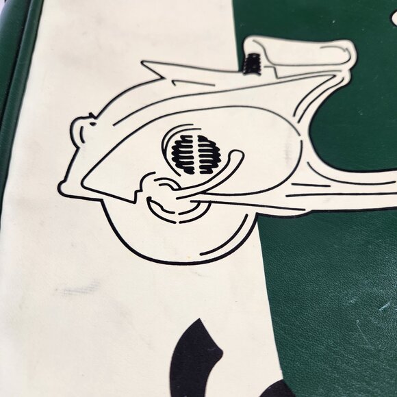 Green and Cream Shoulder Bag - Picture 4 of 16